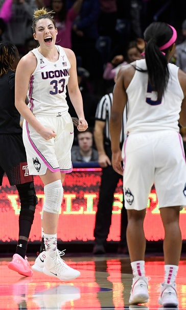 Collier leads No. 5 UConn women to 109-74 win vs Temple